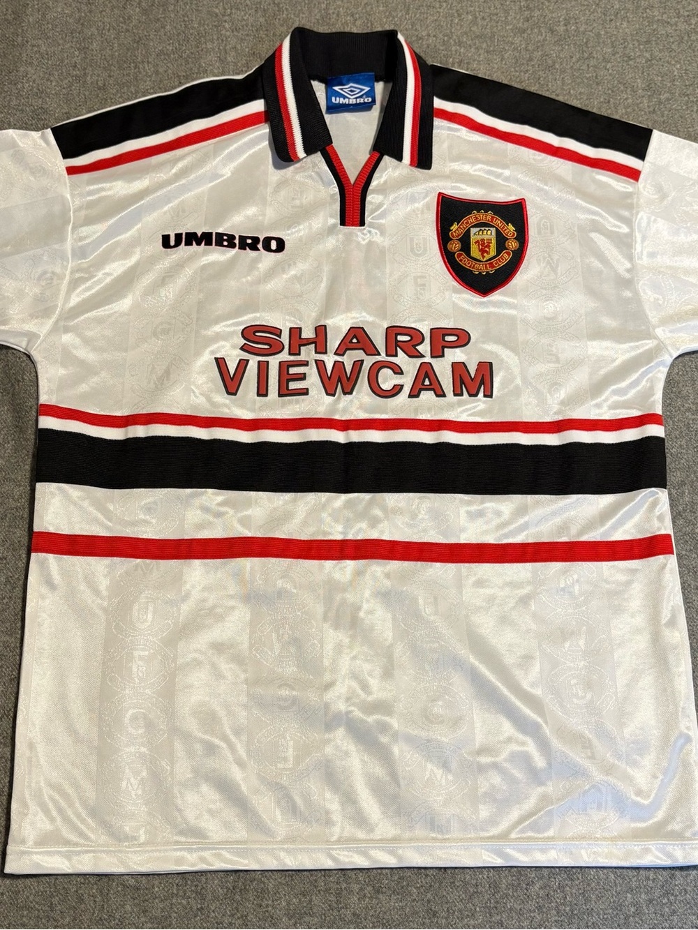 Vintage Manchester United Away Jersey, Sz L